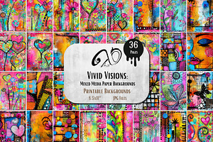 Vivid Visions: Mixed Media Paper