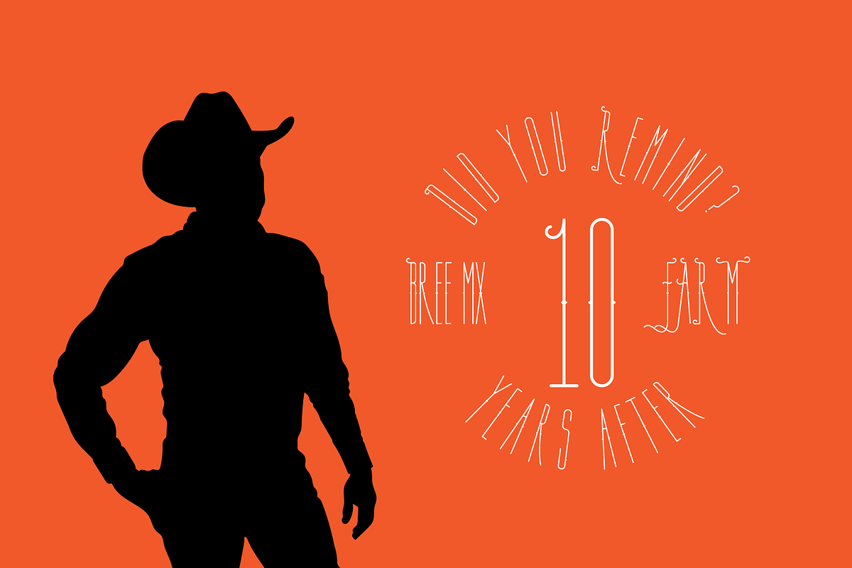 BREE MX - FARM, a Script Font by M#RM#N (Photo 2 of 5)