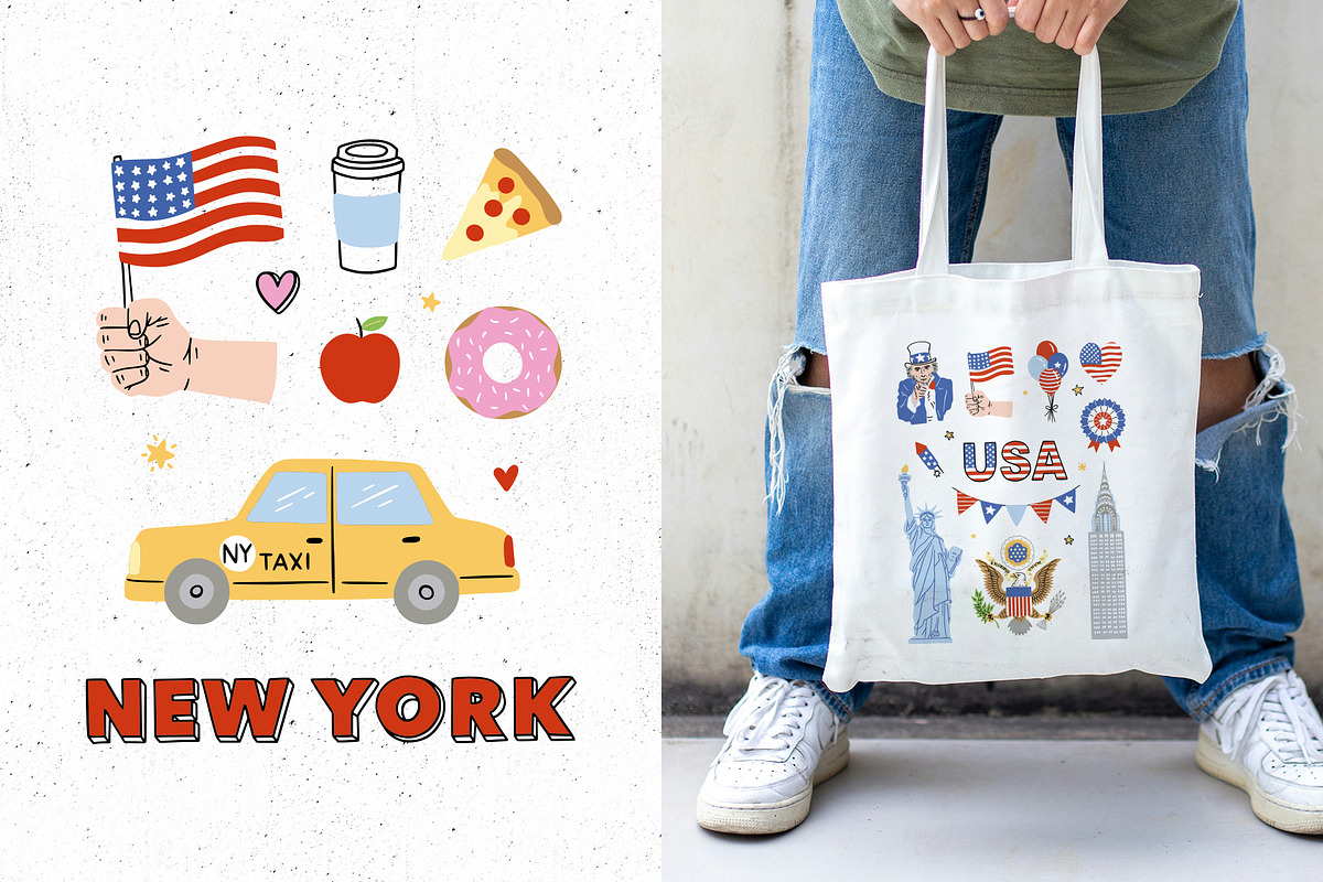 USA Clipart Collection, an Illustration by Redchocolate (Photo 5 of 9)