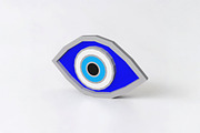Evil eye charm - 3d papercraft, a Print Template by PAPER amaze (Thumbnail 4 of 5)
