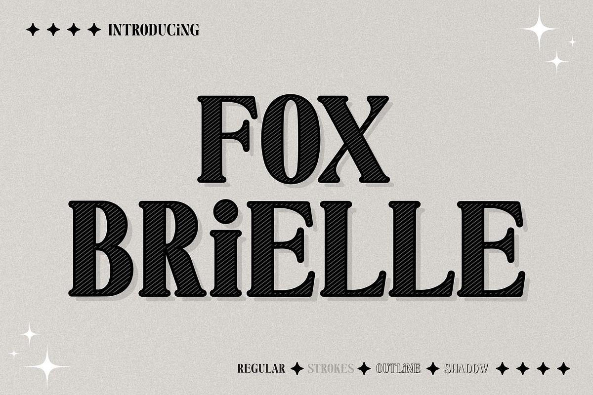 Fox Brielle Font, a Serif Font by Fox7 By Rattana (Photo 1 of 13)