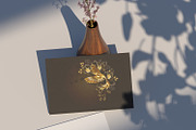 Jewelry hummingbird with black orchi, a Decorative Illustration by blackmoon9 (Thumbnail 3 of 3)