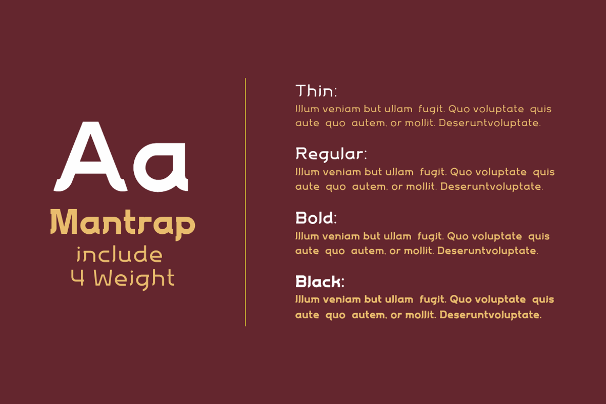 Mantrap, a Sans Serif Font by twinstd (Photo 3 of 14)