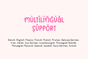 Pinky Beach - A Fun Handwritten Font, a Handwritten Font by Kaya Fonts (Thumbnail 10 of 30)