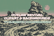Outlaw Revival Collection, an Object Graphic by Avery Burke Creative (Thumbnail 1 of 12)