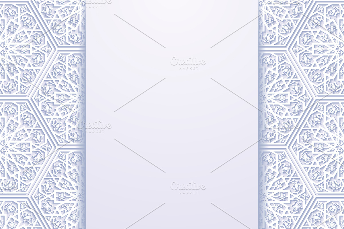 Traditional Floral Backgrounds, a Decorative Illustration by Absent A (Photo 2 of 3)