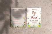 Floral Wedding Suite Canva Template, a Marketing Template by ArbaStudio (Thumbnail 2 of 5)