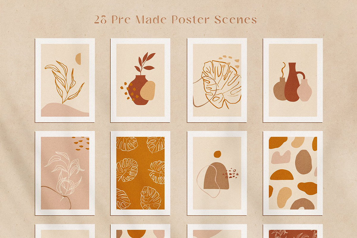 Modern Wall Art Posters Bundle, a Graphic by Ayya Studio (Photo 85 of 94)