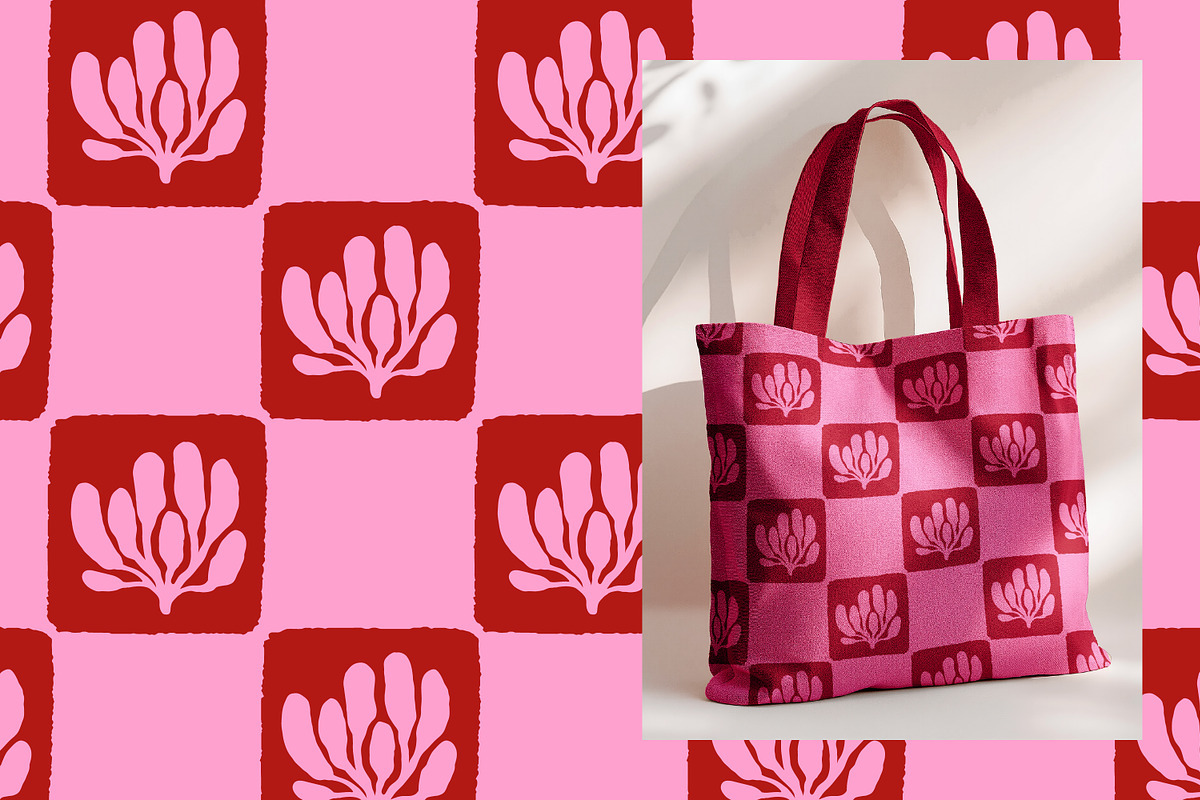 Abstract plants on seamless patterns, a Pattern Graphic by Good Studio (Photo 2 of 3)