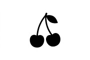 Cherry Pair Silhouette Set, an Object Graphic by Creativeshirt (Thumbnail 3 of 3)