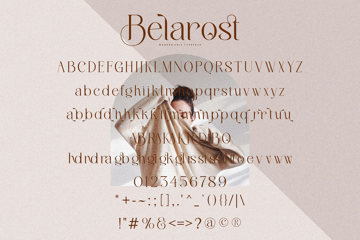 Belarost _ modern chic typeface, a Serif Font by Penatic Studio (Photo 9 of 10)
