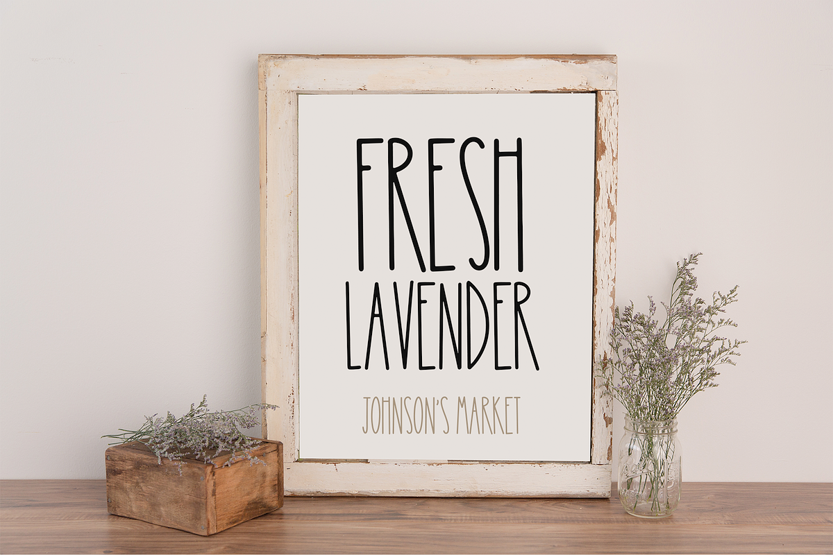 Apple Butter | Tall Handwritten Font preview 7