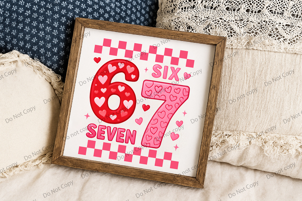 Six Seven Valentine PNG, an Illustration by Libby Wishes (Photo 8 of 8)