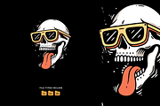 Cool Skull Illustration, an Object Illustration by Decoconio Design (Thumbnail 1 of 3)