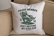 Just Resting My Eyes Raccoon Design, an Illustration by Moss Rose (Thumbnail 3 of 3)