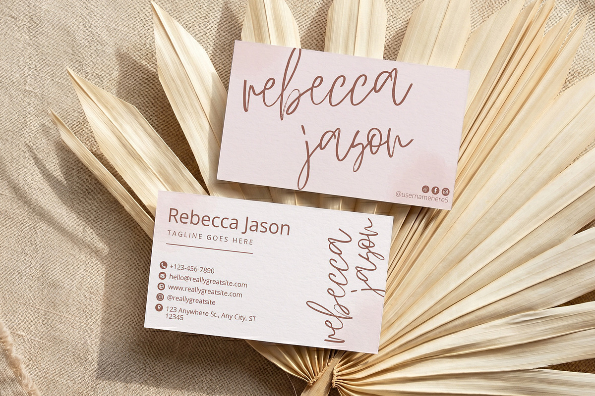 Personal Branding Card Canva Design, a Business Card Template by Arslan (Photo 4 of 7)