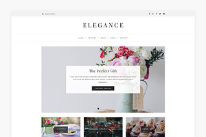 Elegance - WordPress Blog Theme