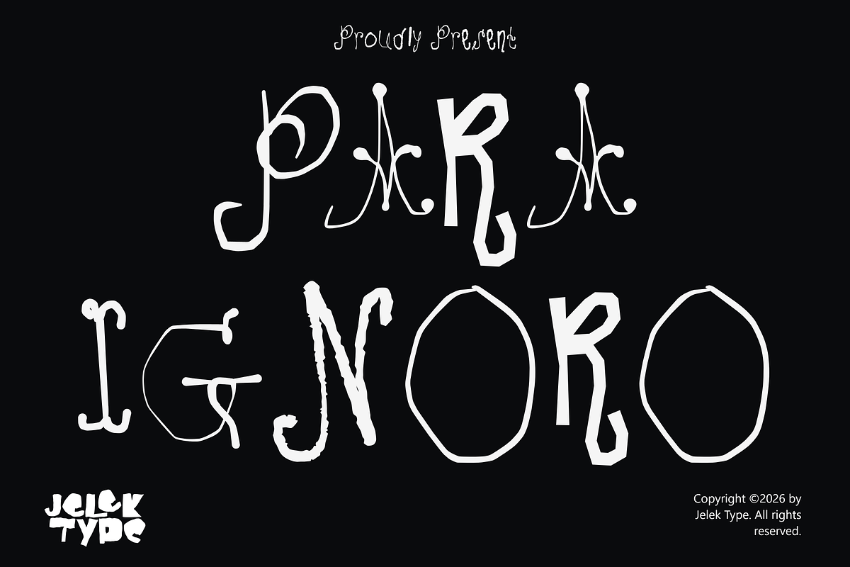 Para Ignoro, a Handwritten Font by JelekType (Photo 1 of 8)