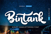 Bintank, a Script Font by twinstd (Thumbnail 1 of 13)