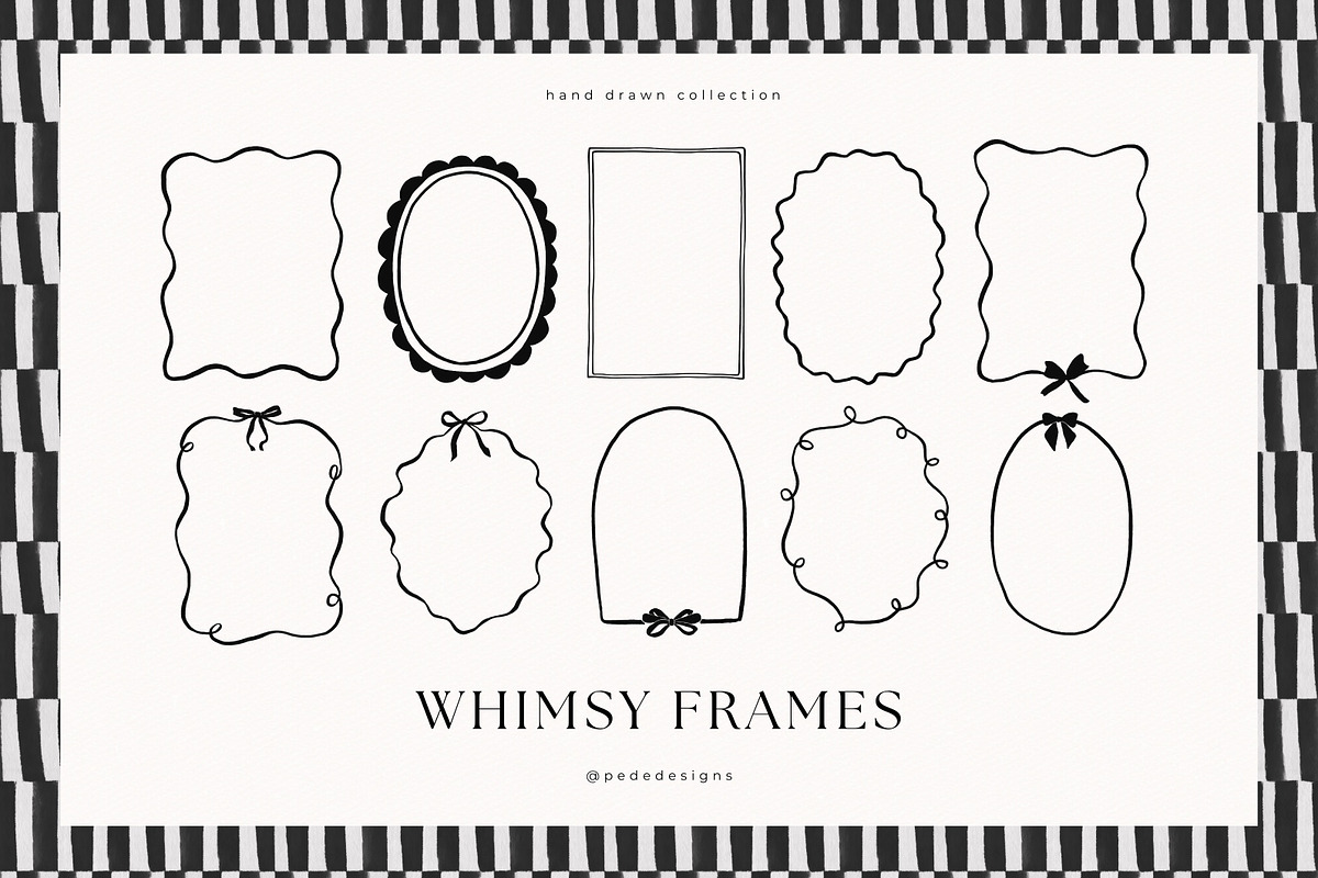 Whimsy Frames, a Decorative Illustration by PeDe Designs (Photo 9 of 9)