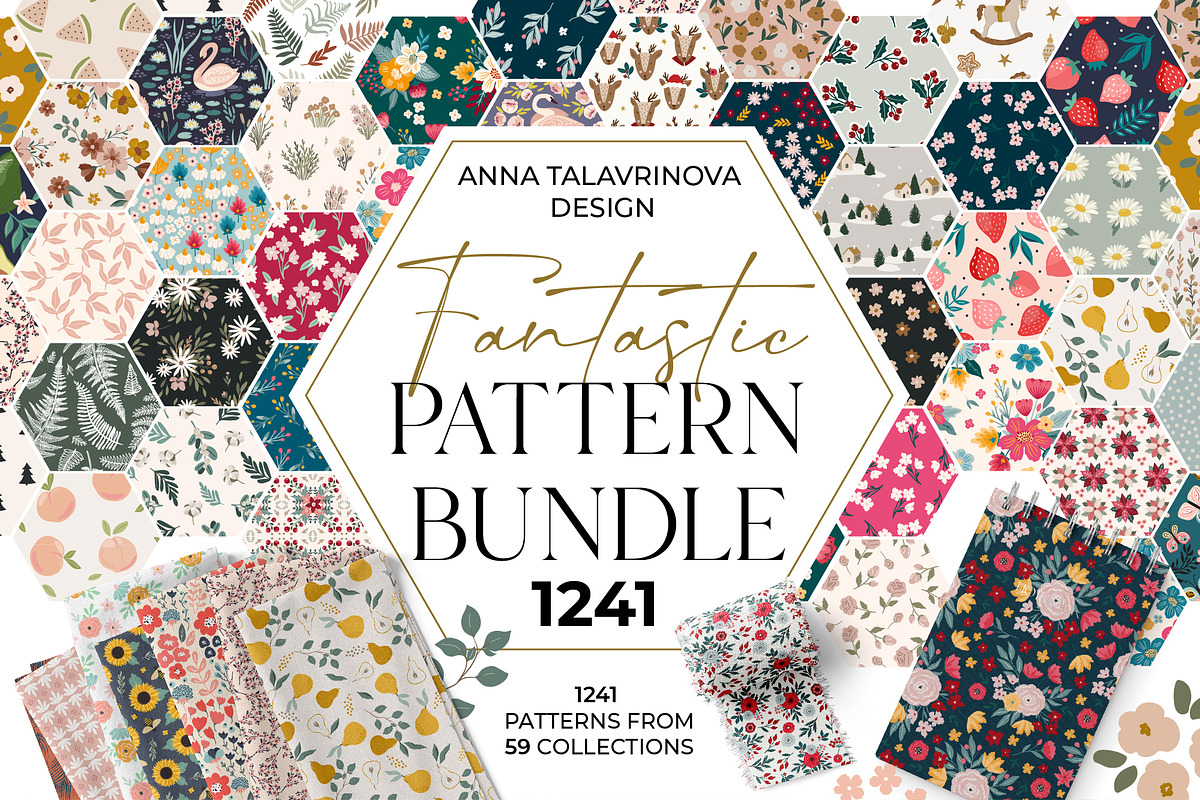 Fantastic Pattern Bundle, a Pattern Graphic by Cozy pattern shop (Photo 9 of 9)