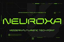 Neuroxa - Modern Futuristic Font