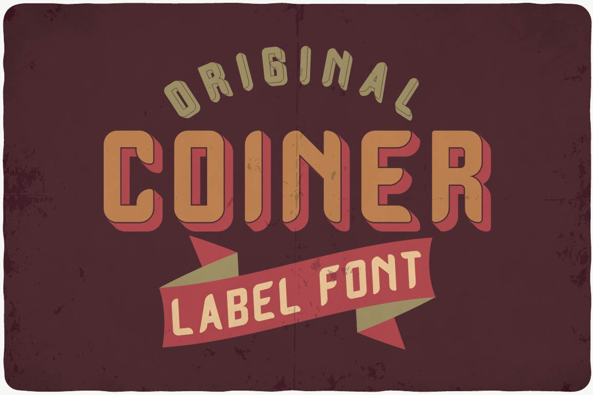 Coiner typeface preview 3