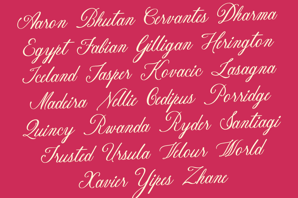 Dugora – Flourish Script Typeface, a Script Font by Arendxstudio (Photo 10 of 10)