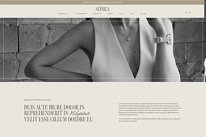 Althea: Squarespace 7.1 Template