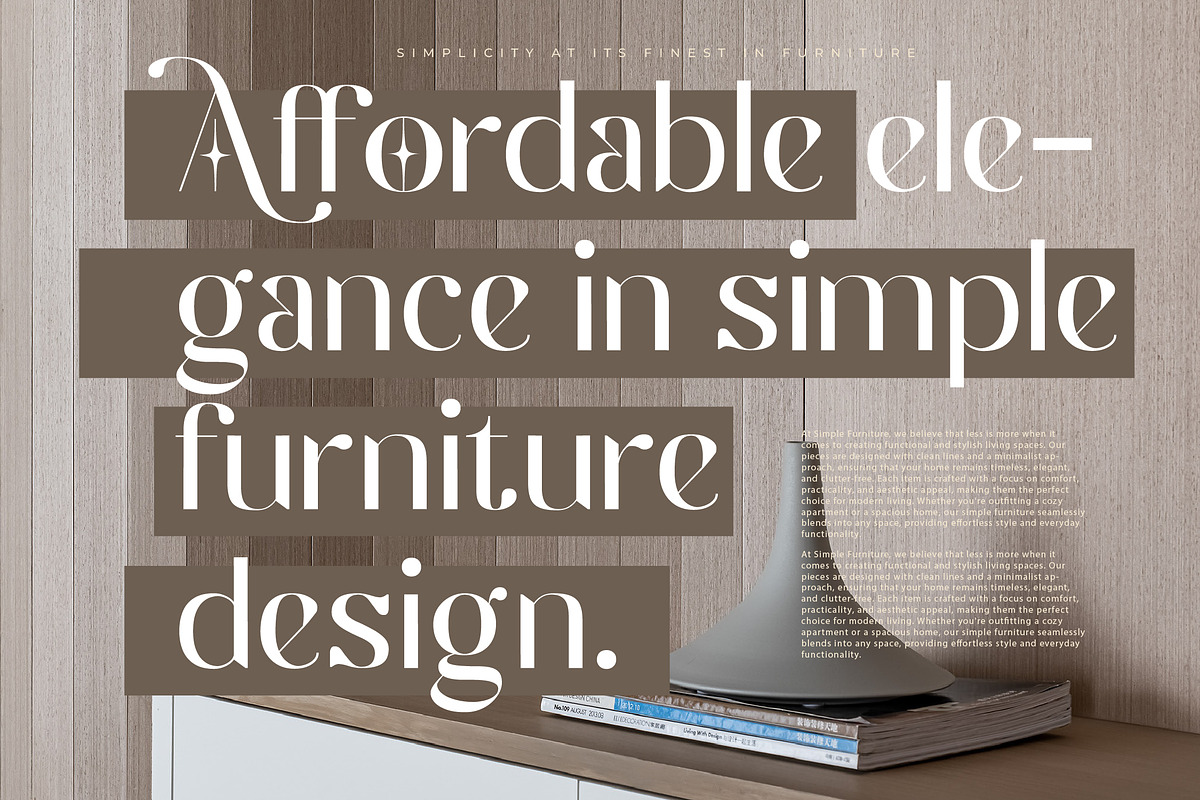 Almango Elegant Sans Serif Font, a Sans Serif Font by Jaruka (Photo 3 of 10)