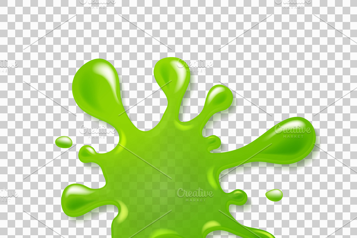 Realistic green slimes, a Templates & Theme by majcot (Photo 2 of 6)