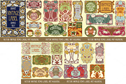 Label Art Nouveau - mega set, a Decorative Illustration by Stanislav Kharchevskyi (Thumbnail 4 of 12)