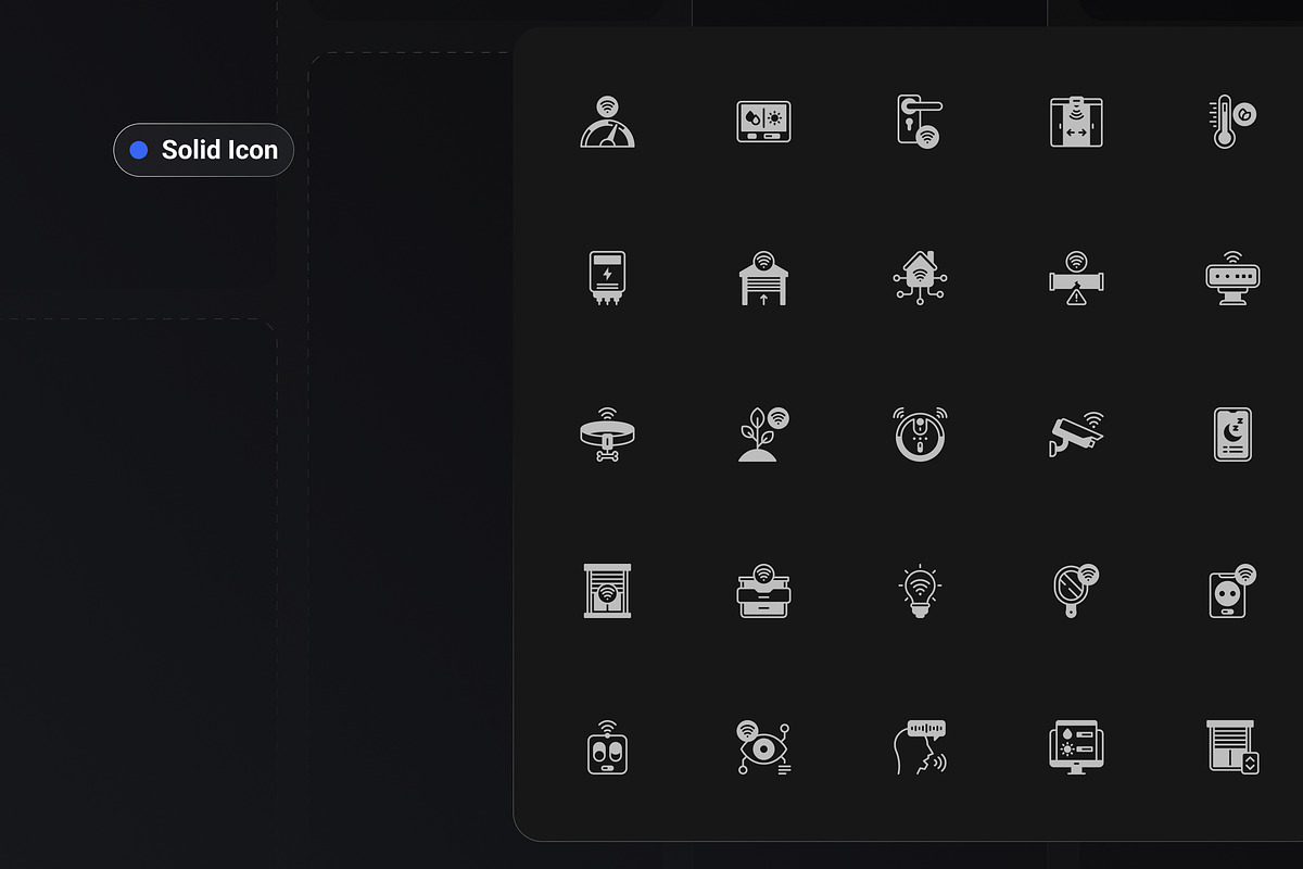 Modern Smart Home Icon Set, an Icon by Yasa Design Studio (Photo 2 of 4)