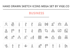 Hand Drawn Sketch Vector Icons