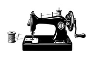 Vintage Sewing Machine Bundle, an Illustration by yasushie (Thumbnail 15 of 31)