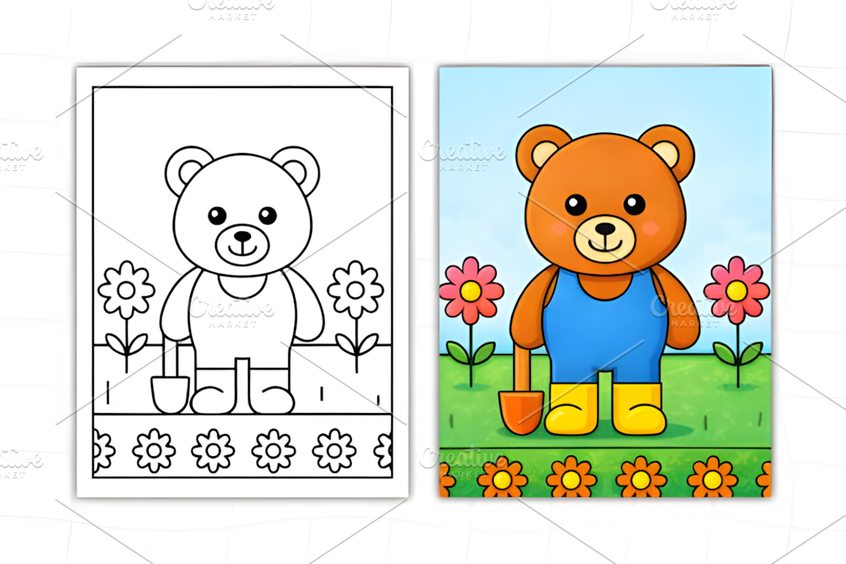 Adorable Cozy Bear Cute & Comfy, an Animal Illustration by Ink Gallery (Photo 6 of 9)