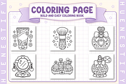 Glow Cosmetics Coloring Book, a Decorative Illustration by HueNestify (Thumbnail 2 of 4)