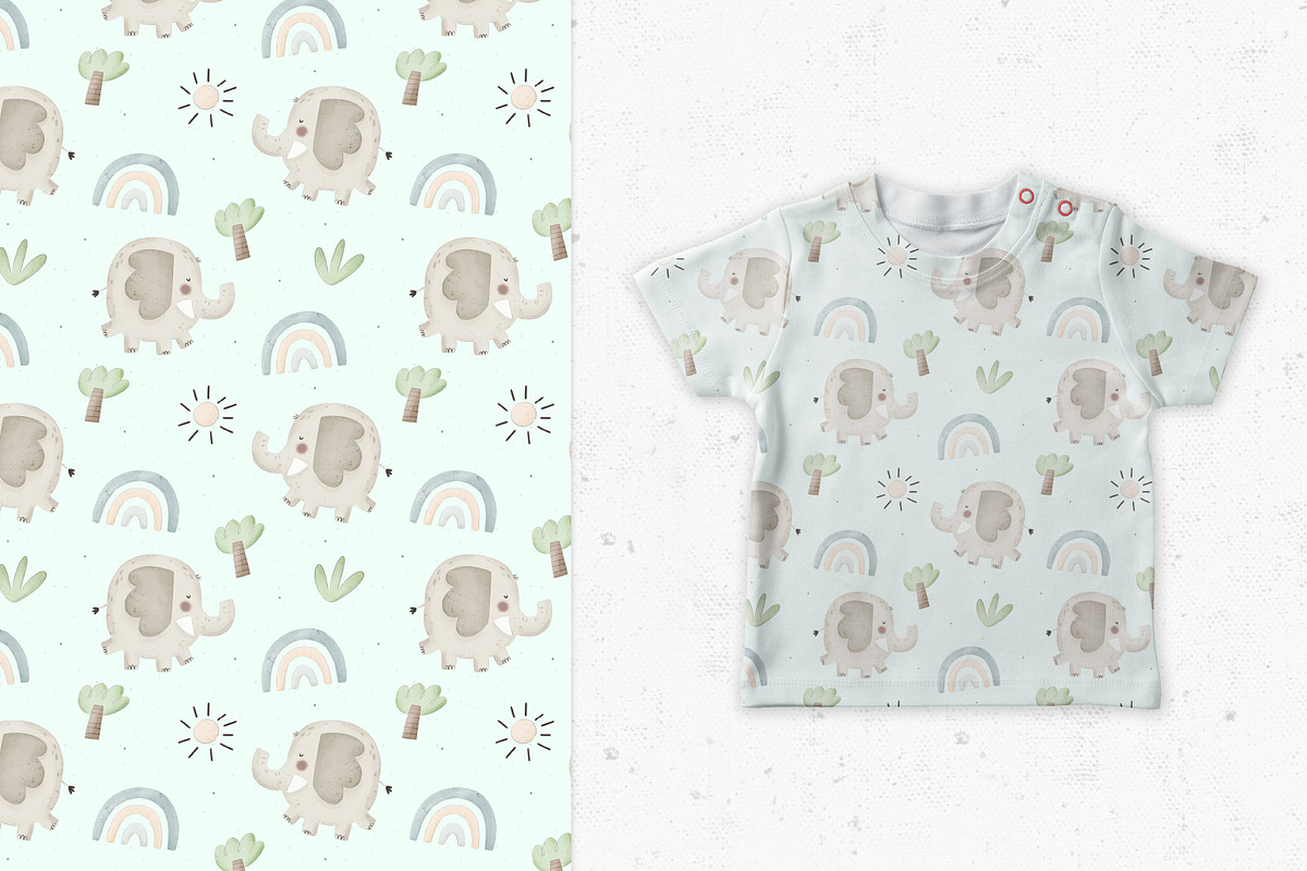 Elephant, a Pattern Graphic by AnnieArt (Photo 4 of 5)