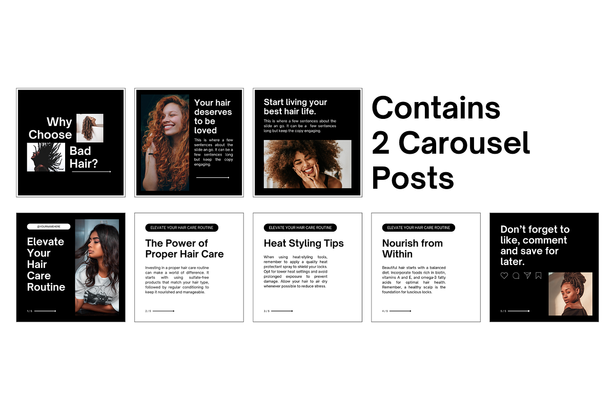 Minimalist Instagram Canva Template