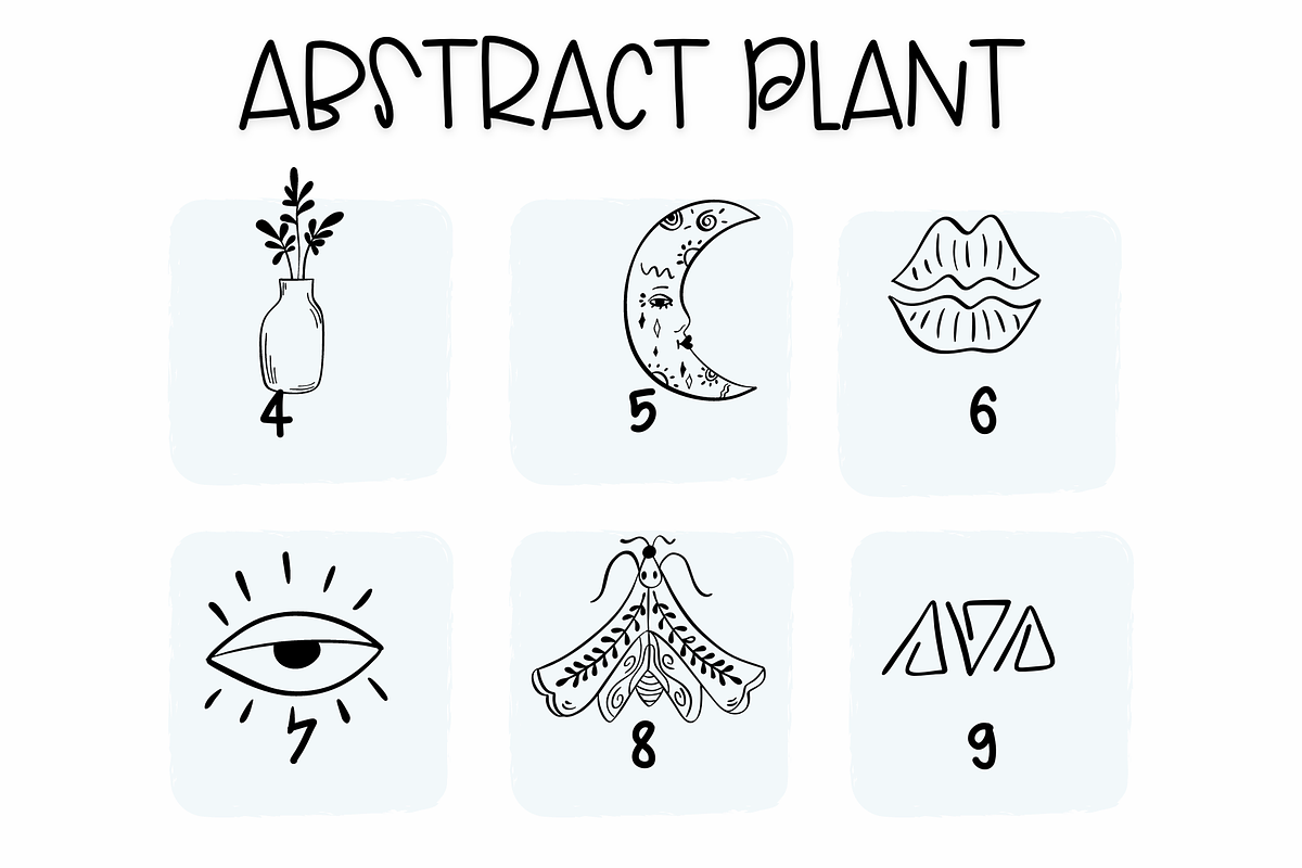 Boho magic | Symbols Fonts preview 4