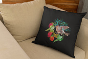 Strawberry and bird, a Decorative Illustration by Matrioshka (Thumbnail 2 of 8)