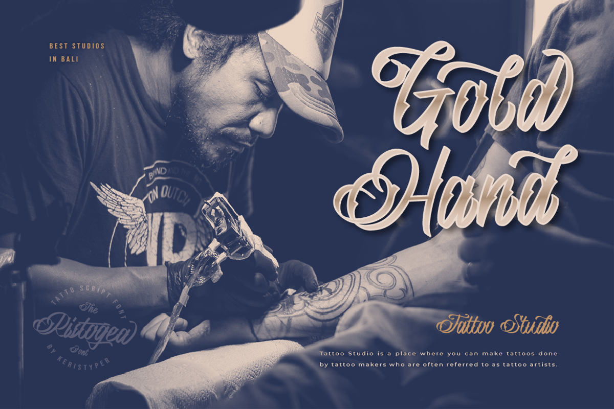 Ristogea, a Script Font by kerismaker (Photo 9 of 12)