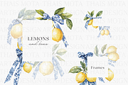 Sicilian Lemons & Ribbons, a Decorative Illustration by ThaismotaCreativeCo (Thumbnail 5 of 9)