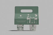 Holder Coffee Cup Mockup, a Packaging Mockup by Hokagata (Thumbnail 3 of 6)
