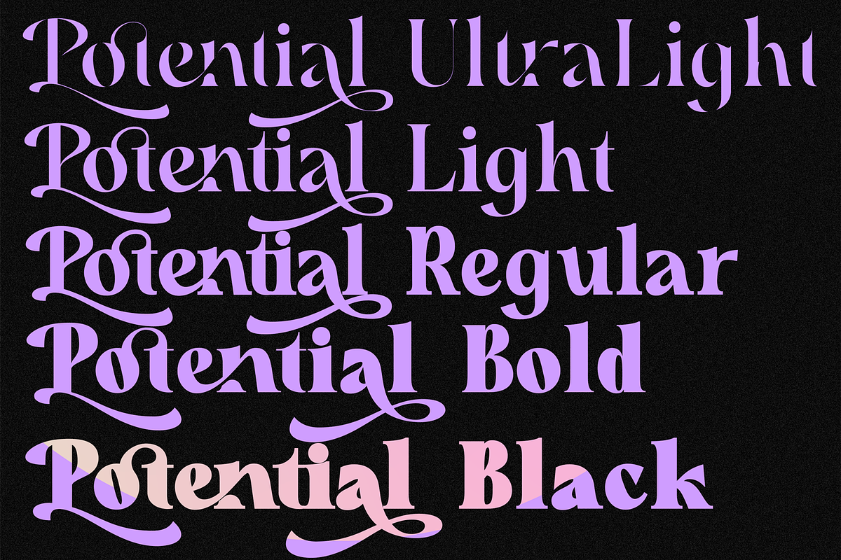 Potential - Luxury Serif Font, a Serif Font by 177Studio (Photo 6 of 8)