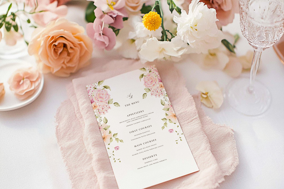 Delicate Pastel Watercolor Flowers, a Decorative Illustration by Altea Design Studio (Photo 22 of 26)