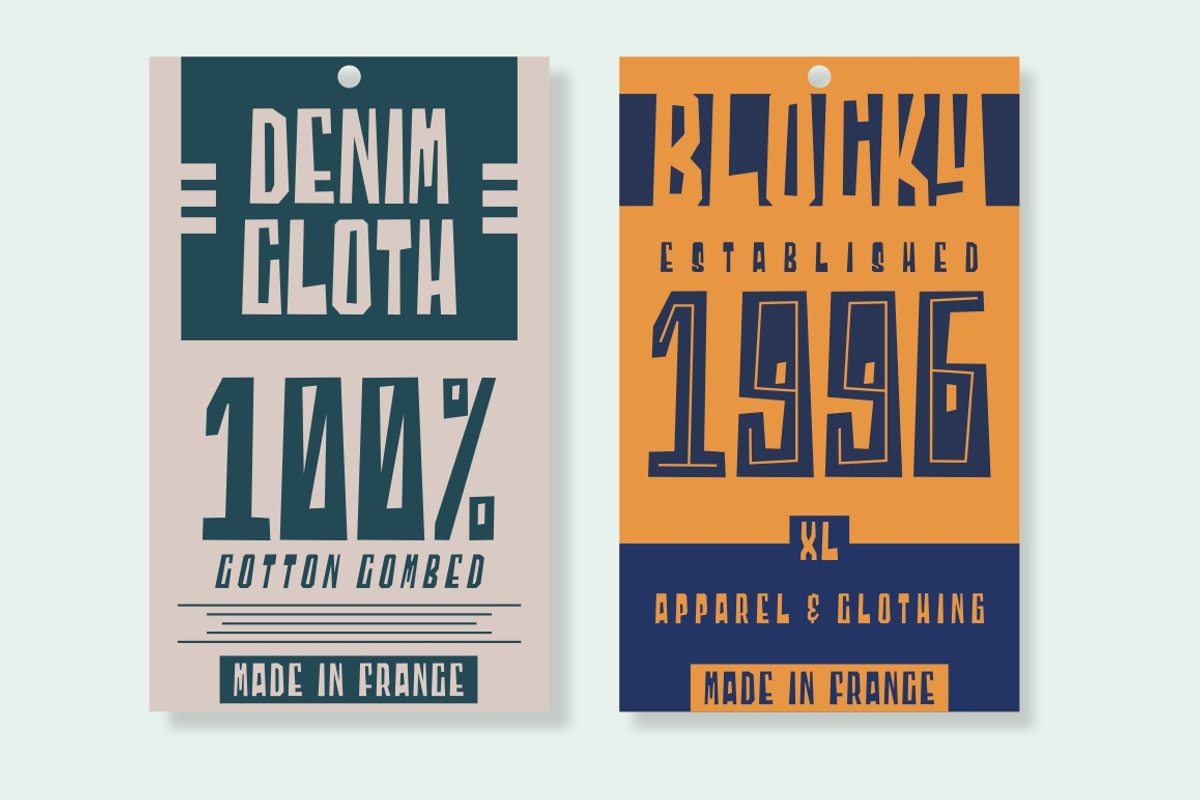 Blocky - 2 Styled Font preview 3