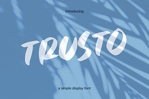 Trusto - Handwritten Font