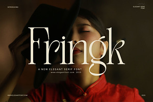 Fringk Luxury Serif Font, a Serif Font by Elegant Font