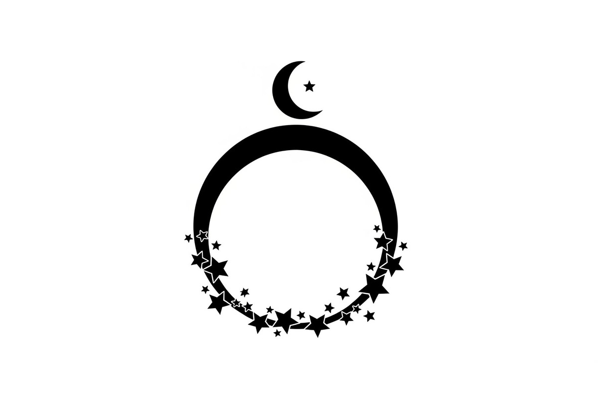 Crescent Moon Round Frame Bundle, an Illustration by Creativeshirt (Photo 14 of 31)